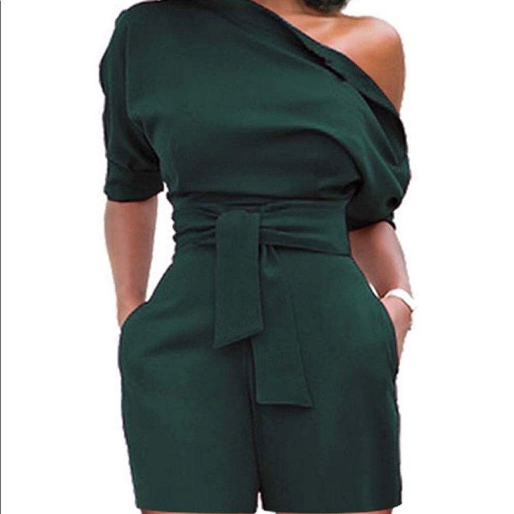 Romper Convertible Plunge V Neck Sleeveless